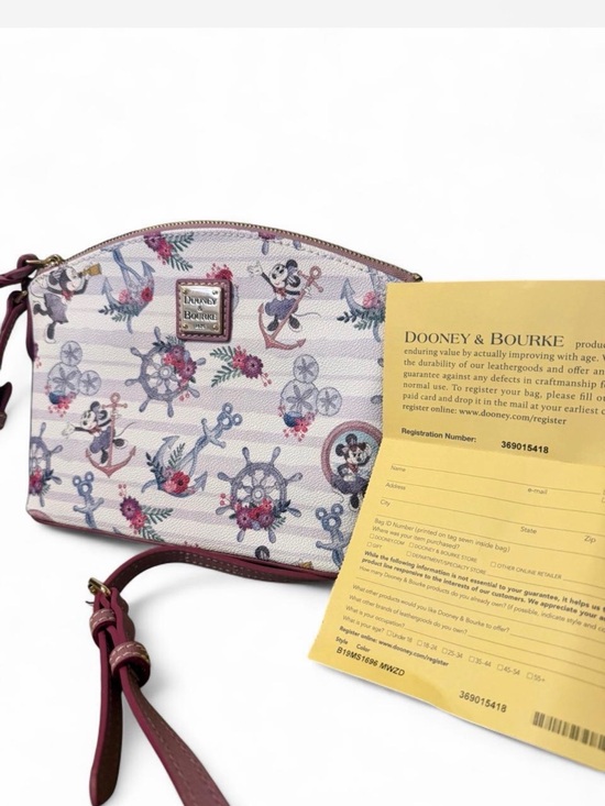 Dooney & Bourke Handbags - BRAND NEW Dooney & Bourke Disney Cruise Line Minnie Mouse Crossbody Bag